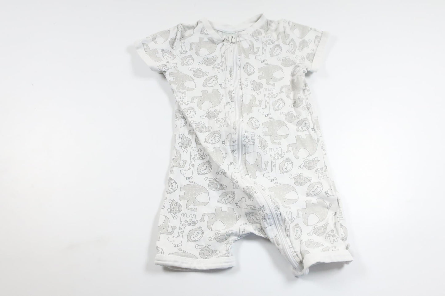 Pyjama mit Tiermotiven von Kappahl – Größe 86/92 – Weiß