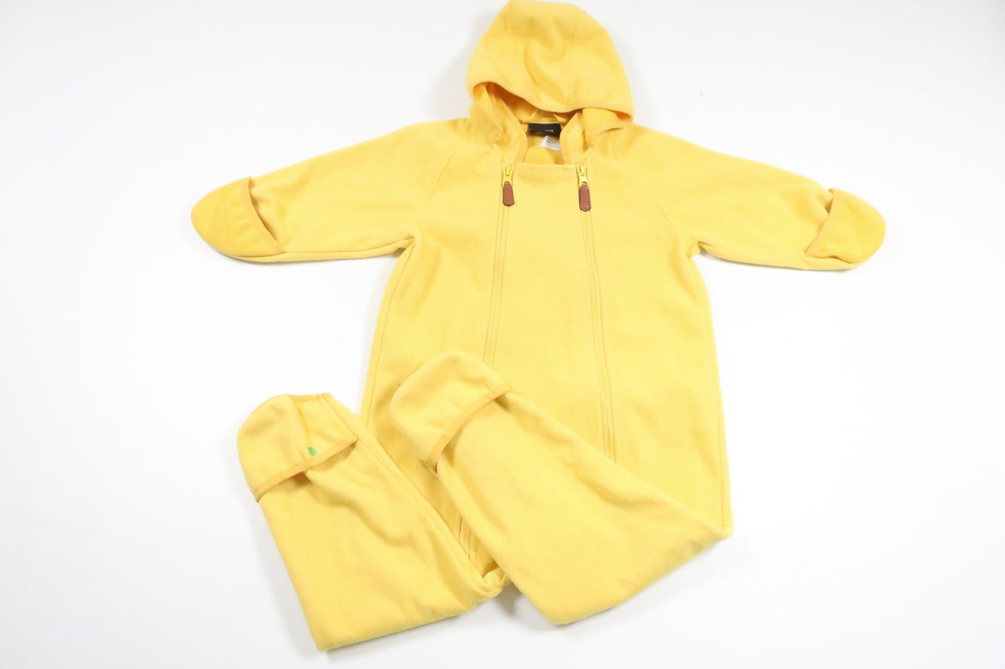 Kuling Fleece-Overall – Größe 92 – Gelb