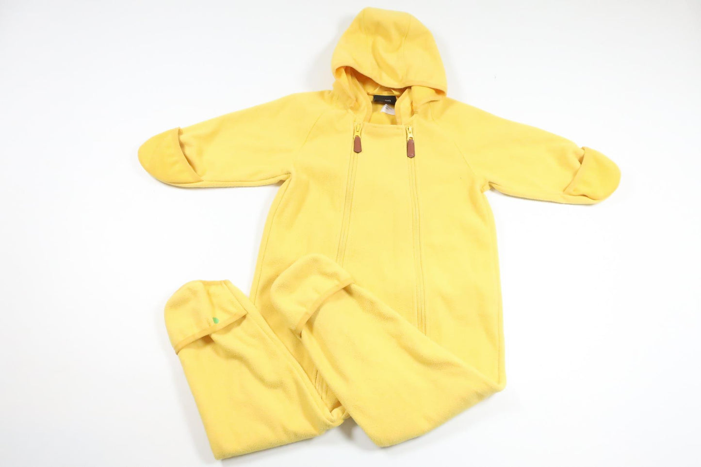 Kuling Fleece-Overall – Größe 92 – Gelb