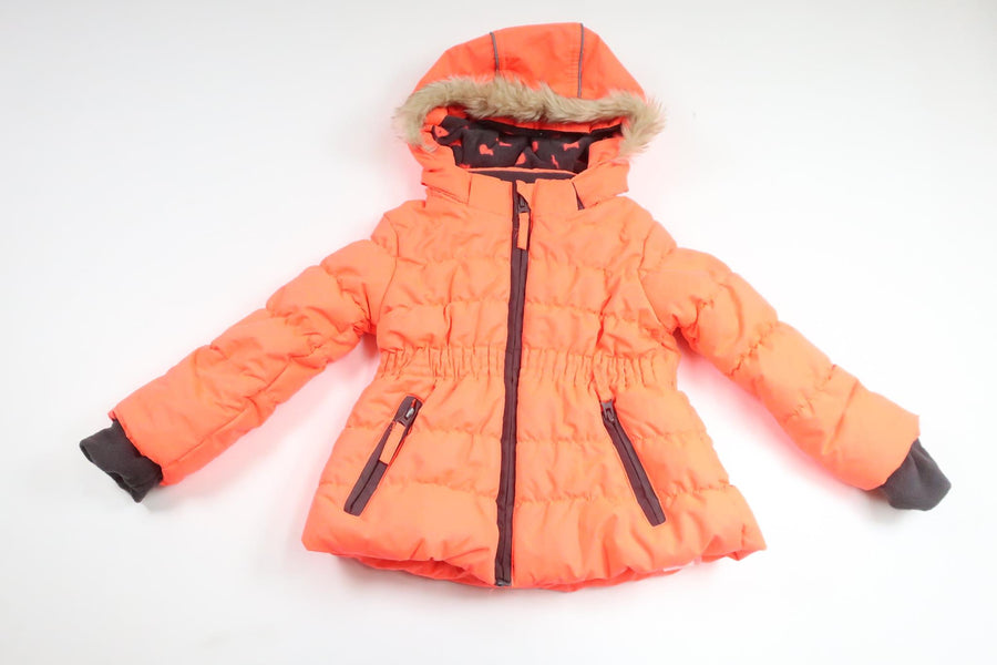 Wattierte Jacke von Kiki & Koko – Größe 92 – Orange