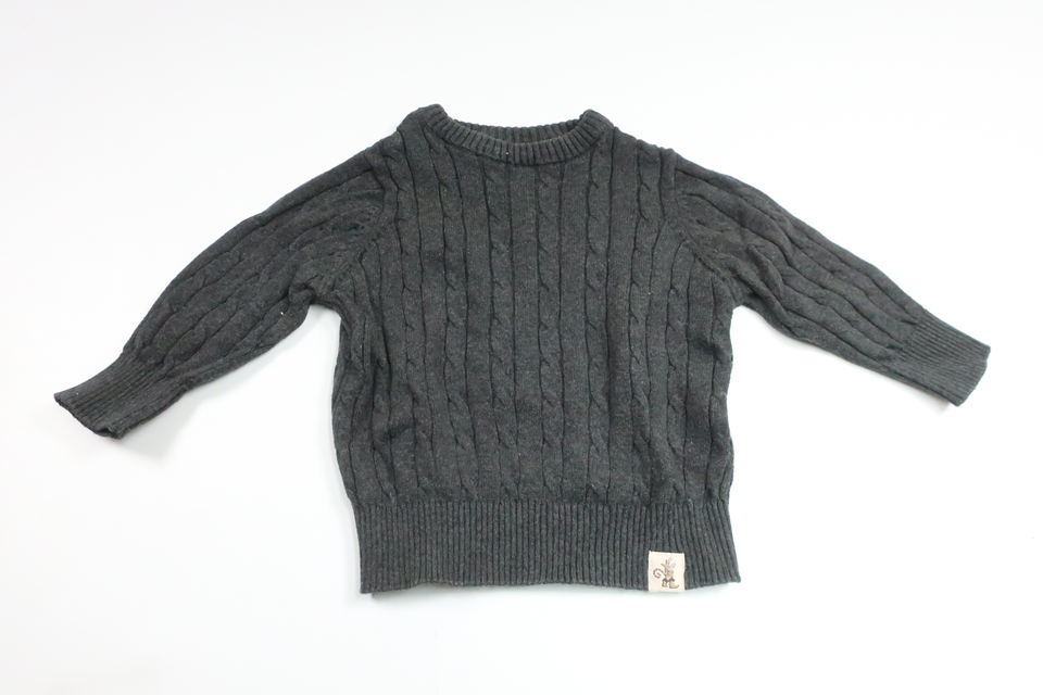 Strickpullover von Baby Skill – Größe 68 – Grau