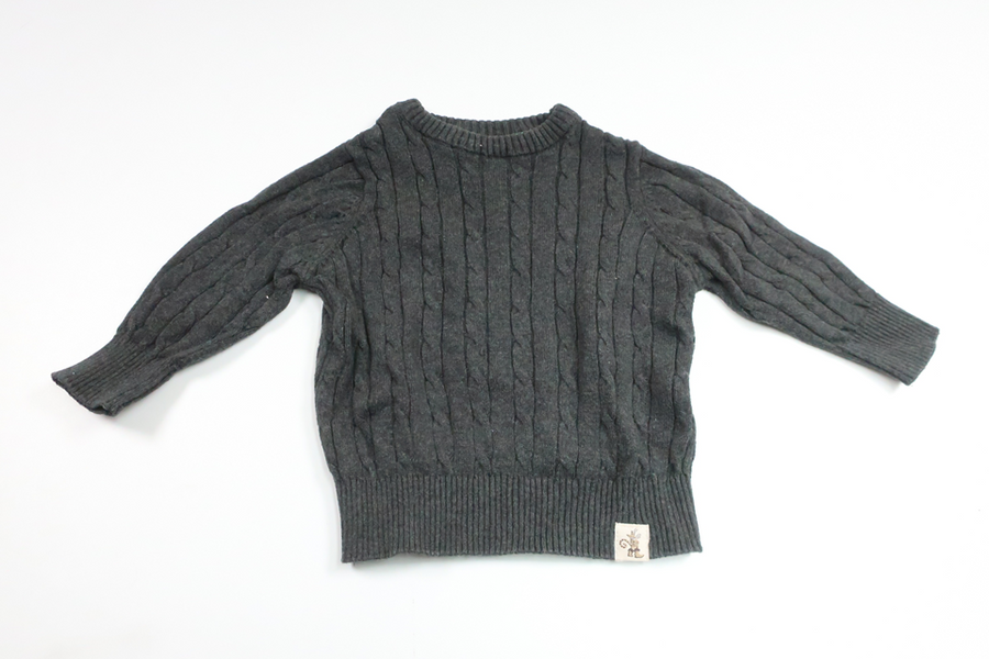 Strickpullover von Baby Skill – Größe 68 – Grau