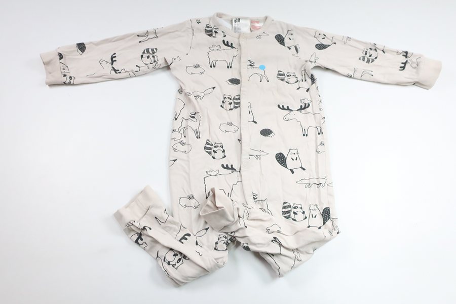 Pyjamas von H&MM - Größe 92 - Cremeweiß