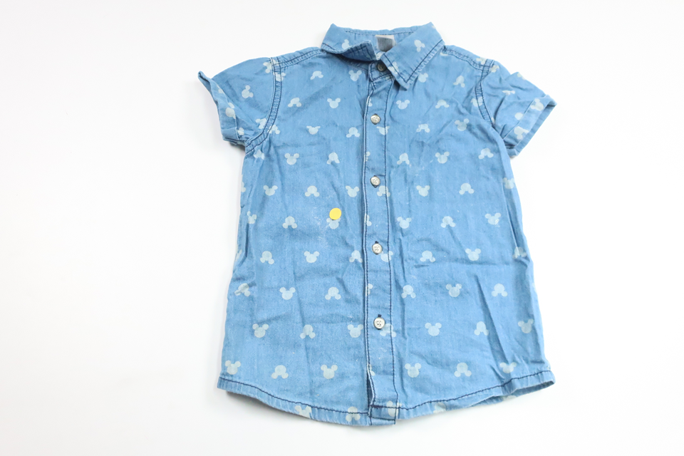 Hemd mit Mickey Mouse von Disney – Größe 92 – Denim