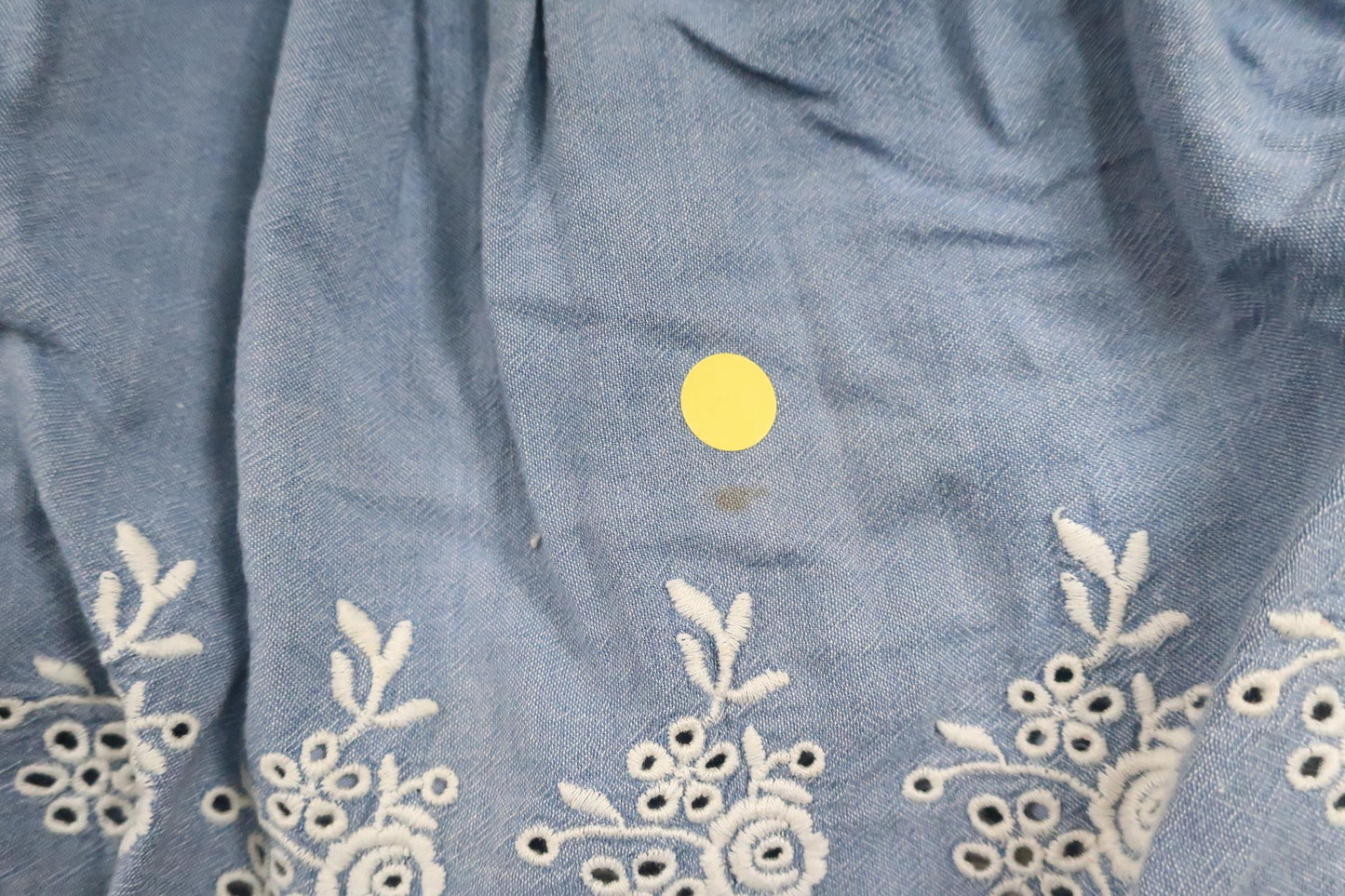 Rock mit Stickerei von H&M - Größe 104 - Blau