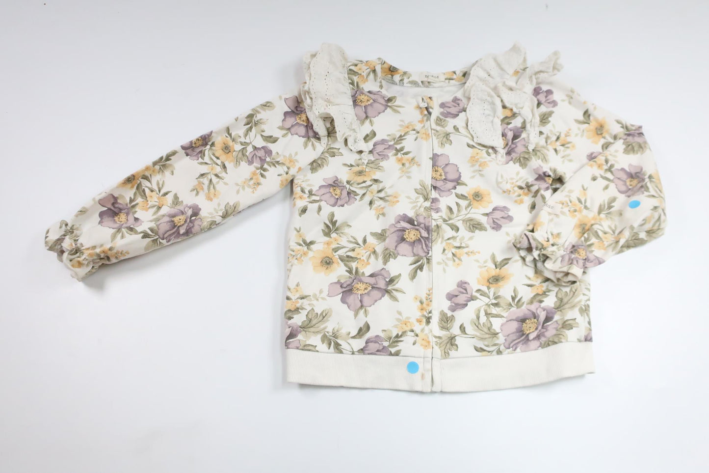 Floral cardigan from Newbie - Size 110/116 - White