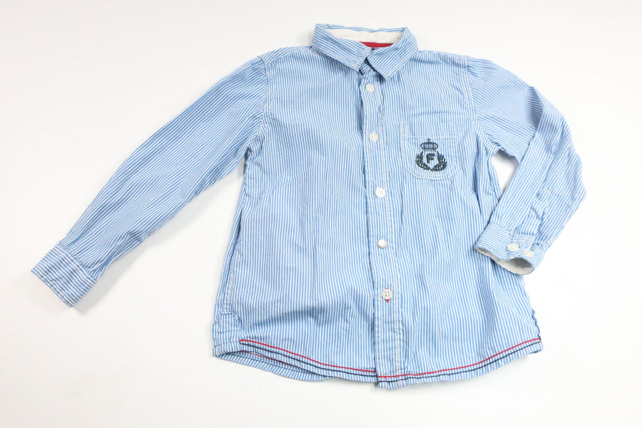 Striped shirt from FIX by Lindex - Size 110 - Blue