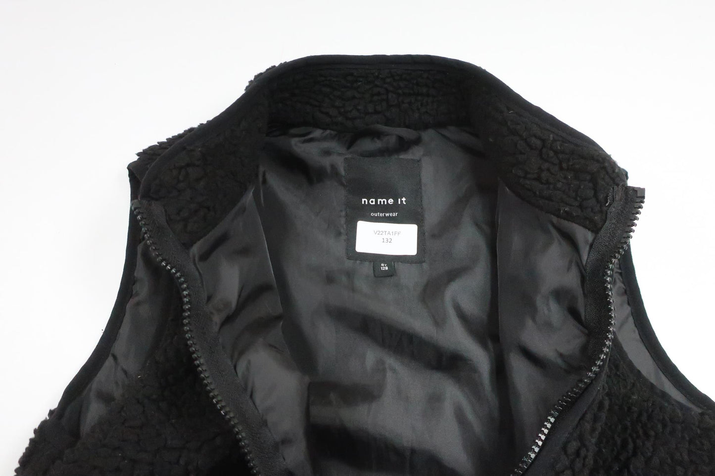 Fleeceweste von Name It – Größe 128 – Schwarz