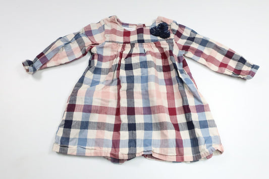 Checked dress from H&amp;M - Size 80 - Pink