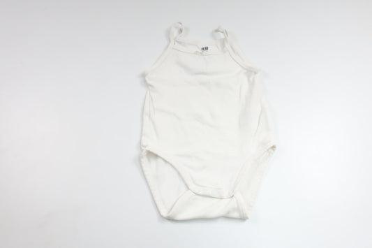 Linen bodysuit from H&M - Size 68/74 - White