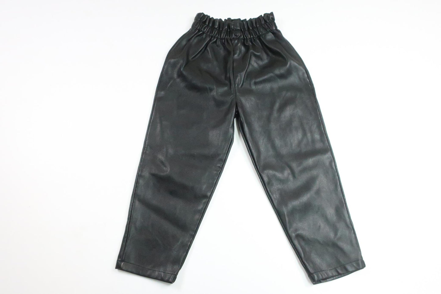 Faux leather trousers from Reserved - Size 98 - Black