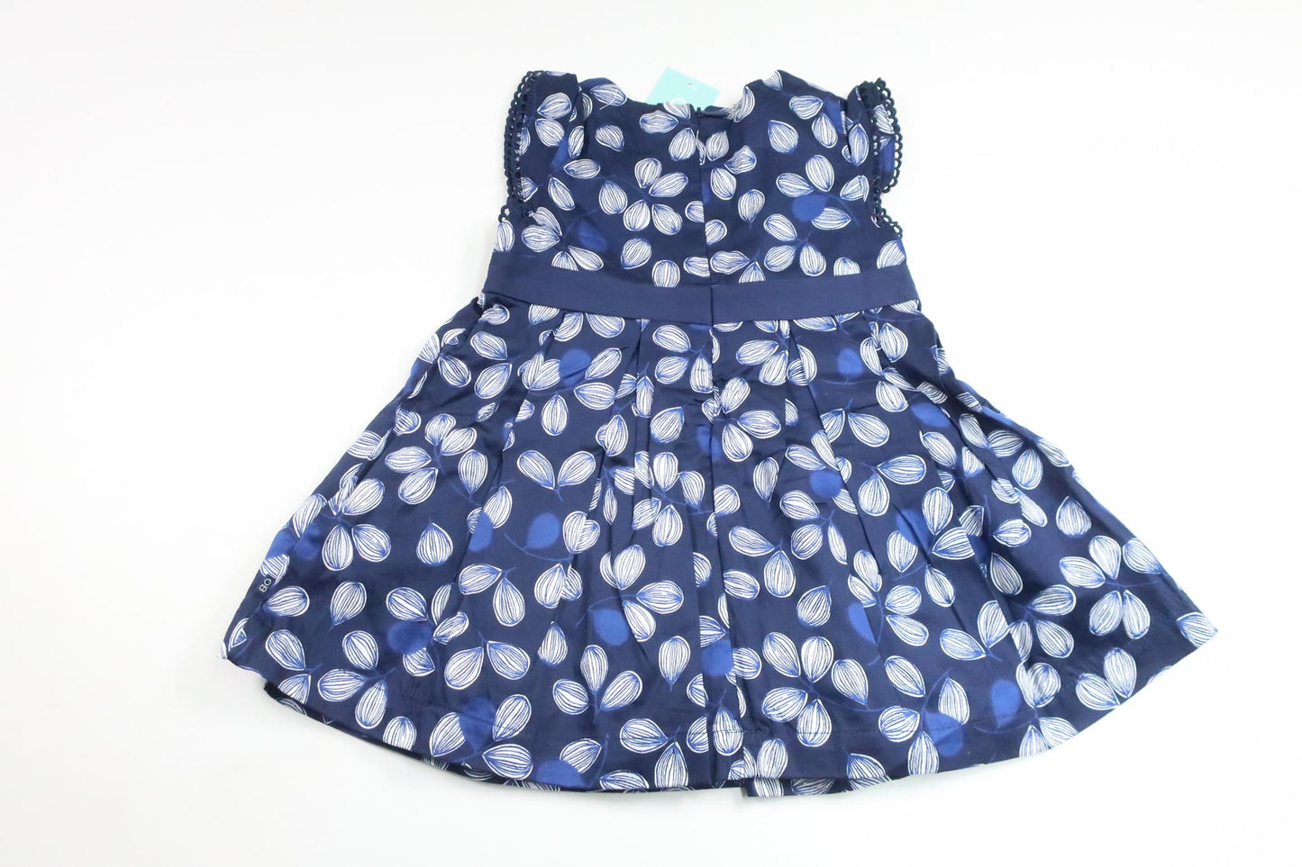 Floral dress from Obaïbi - Size 80 - Navy blue
