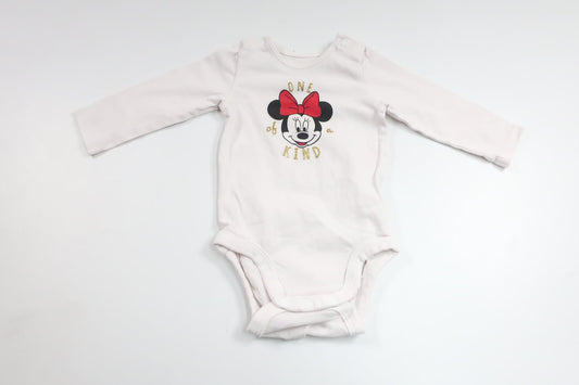Body mit Minnie-Motiv von H&MM - Größe 62 - Weiß