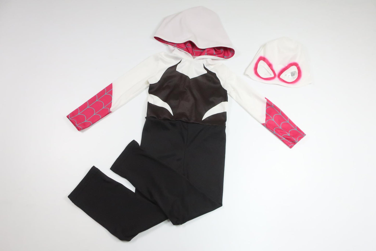 Maskierte Spiderwoman aus H&M - Größe 104 - Weiß