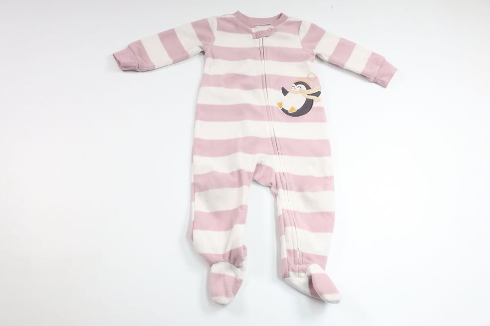 Fleece-Pyjama von Carter's – Größe 62/68 – Lila