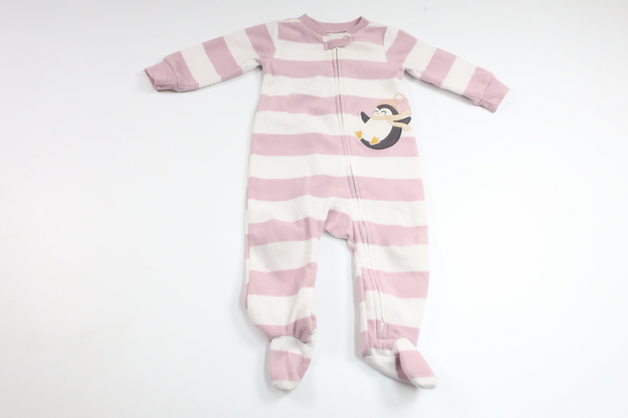 Fleece pajamas from Carter's - Size 62/68 - Purple
