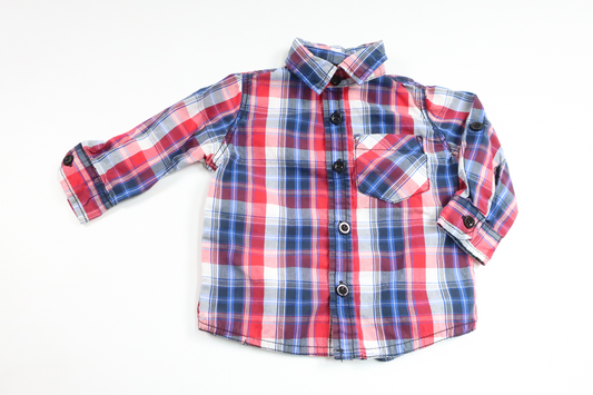 Checked shirt from Kappahl - Size 62 - Red