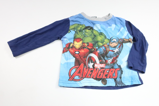 Avengers Sweatshirt from Marvel - Size 98 - Navy Blue