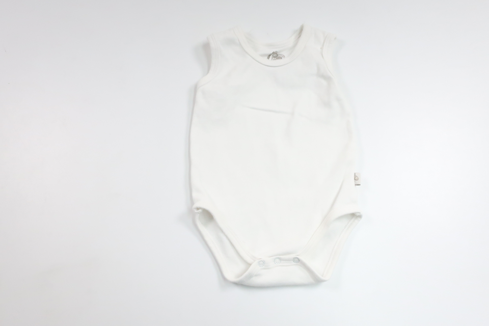 Linen bodysuit from Basic U - Size 62 - White