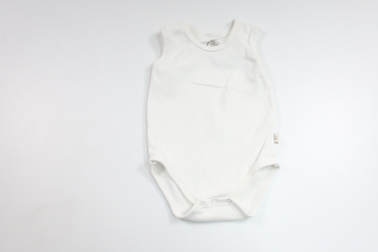 Linen bodysuit from Basic U - Size 62 - White