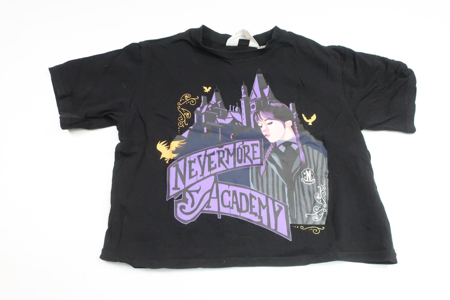 Pullover mit Mittwochsmotiv von H&MM - Größe 128/134 - Schwarz