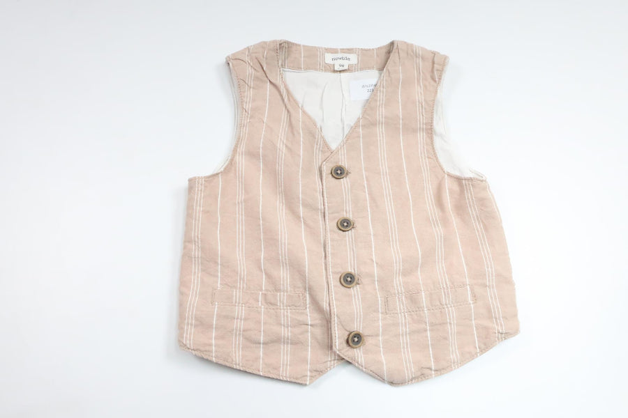 Anzugweste von Newbie – Größe 98 – Beige