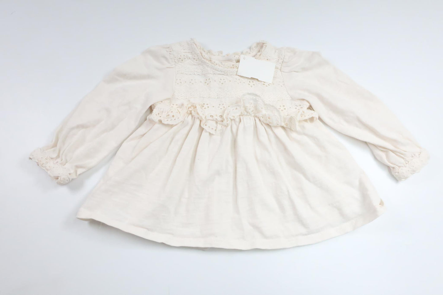 Tunika von Next – Größe 74/80 – Cremeweiß