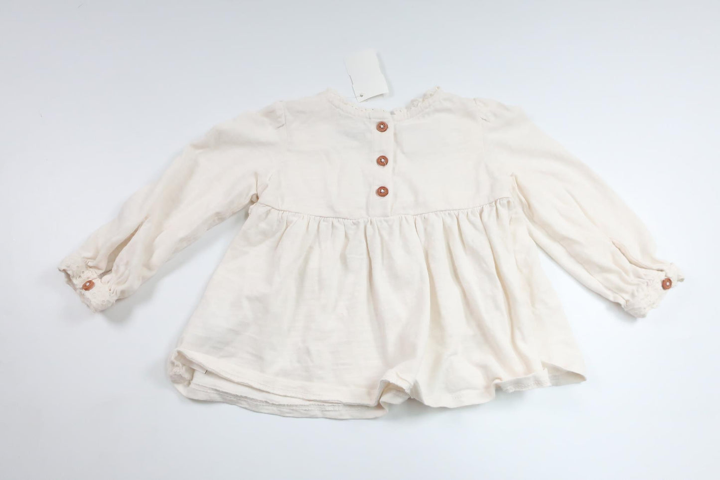 Tunika von Next – Größe 74/80 – Cremeweiß