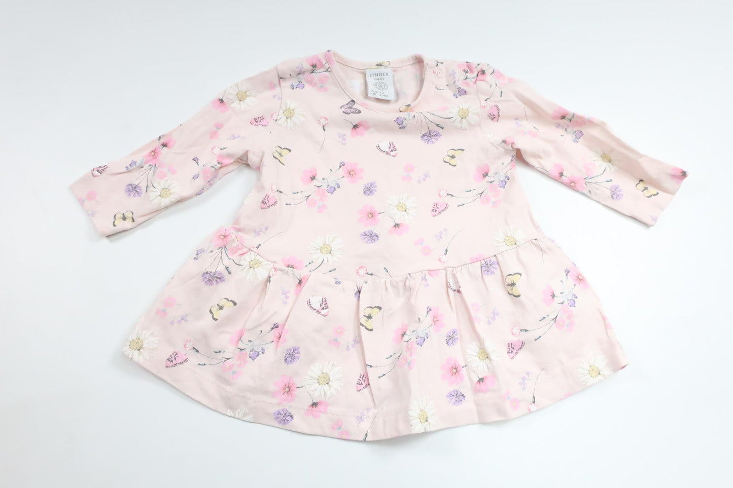 Floral dress from Lindex - Size 62 - Pink