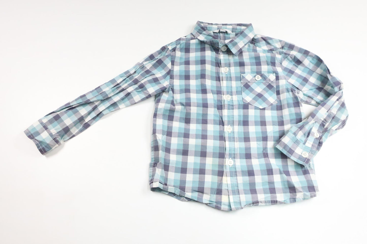 Checked shirt from Åhléns - Size 98/104 - Blue