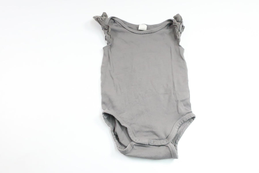 Linen bodysuit from H&M - Size 86 - Grey