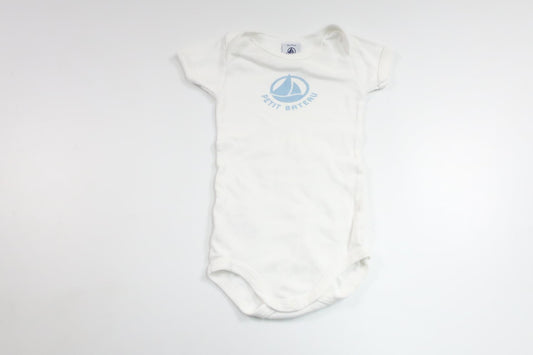 Bodysuit from Petit Bateau - Size 68 - White