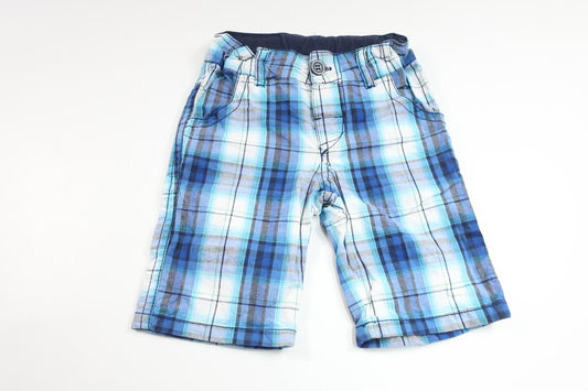 Checked shorts from Kappahl - Size 74 - Blue