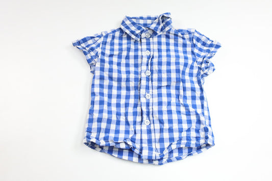 Checked shirt from Baby Skill - Size 68 - Blue