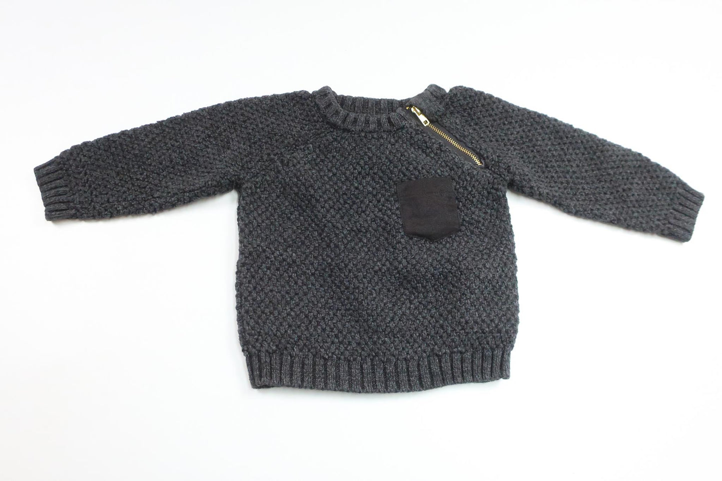Knitted sweater from Åhléns - Size 68 - Gray