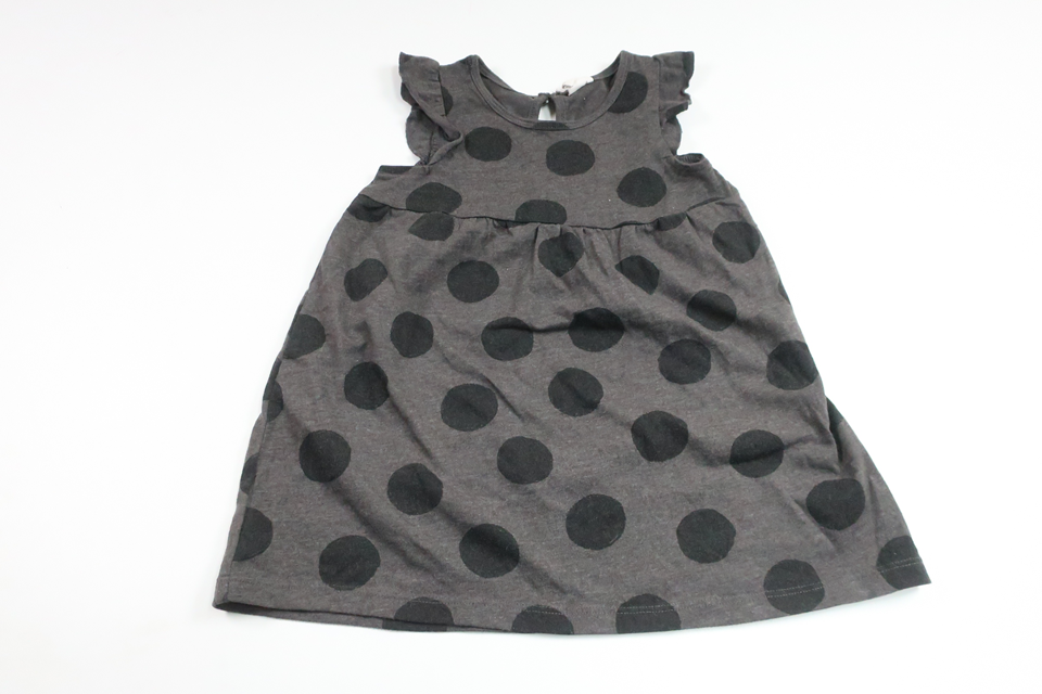 Polka dot dress from H&amp;M - Size 80 - Grey