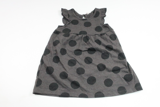 Polka dot dress from H&amp;M - Size 80 - Grey