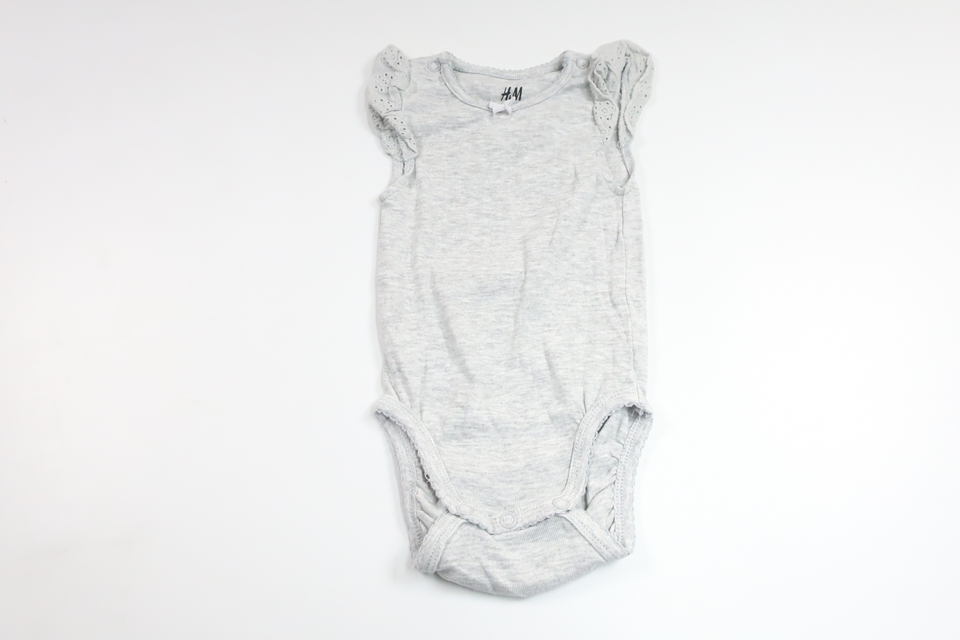 Linen bodysuit from H&M - Size 62 - Grey