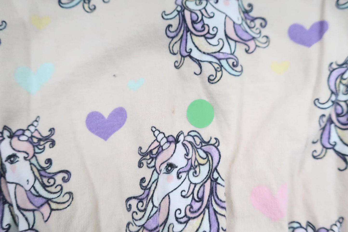 Dress with unicorns from Lindex - Size 98 - Beige