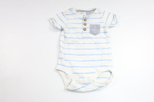 Gestreifter Body von Newbie – Größe 56 – Weiß