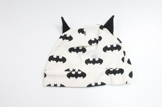 Hut mit Batman-Motiv von H&MM - Größe 62 - Weiß