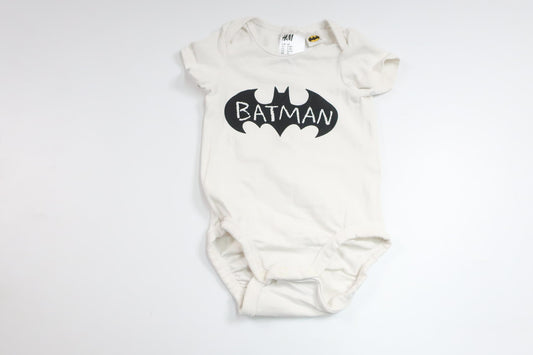 Bodysuit with Batman from H&M - Size 62 - White