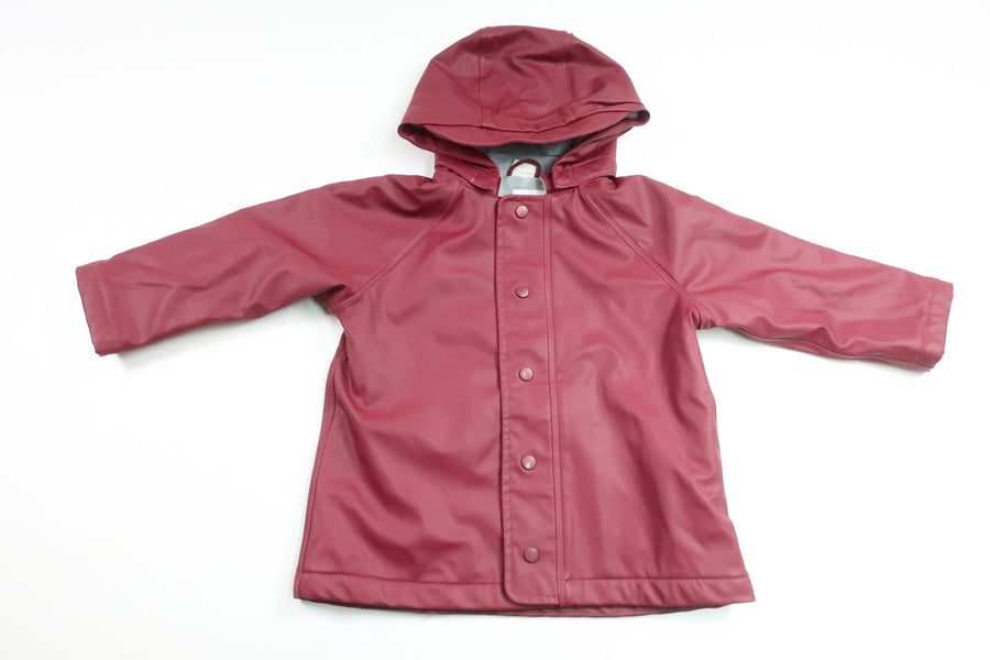 Gefütterte Regenjacke von H&MM - Größe 86 - Burgunderrot