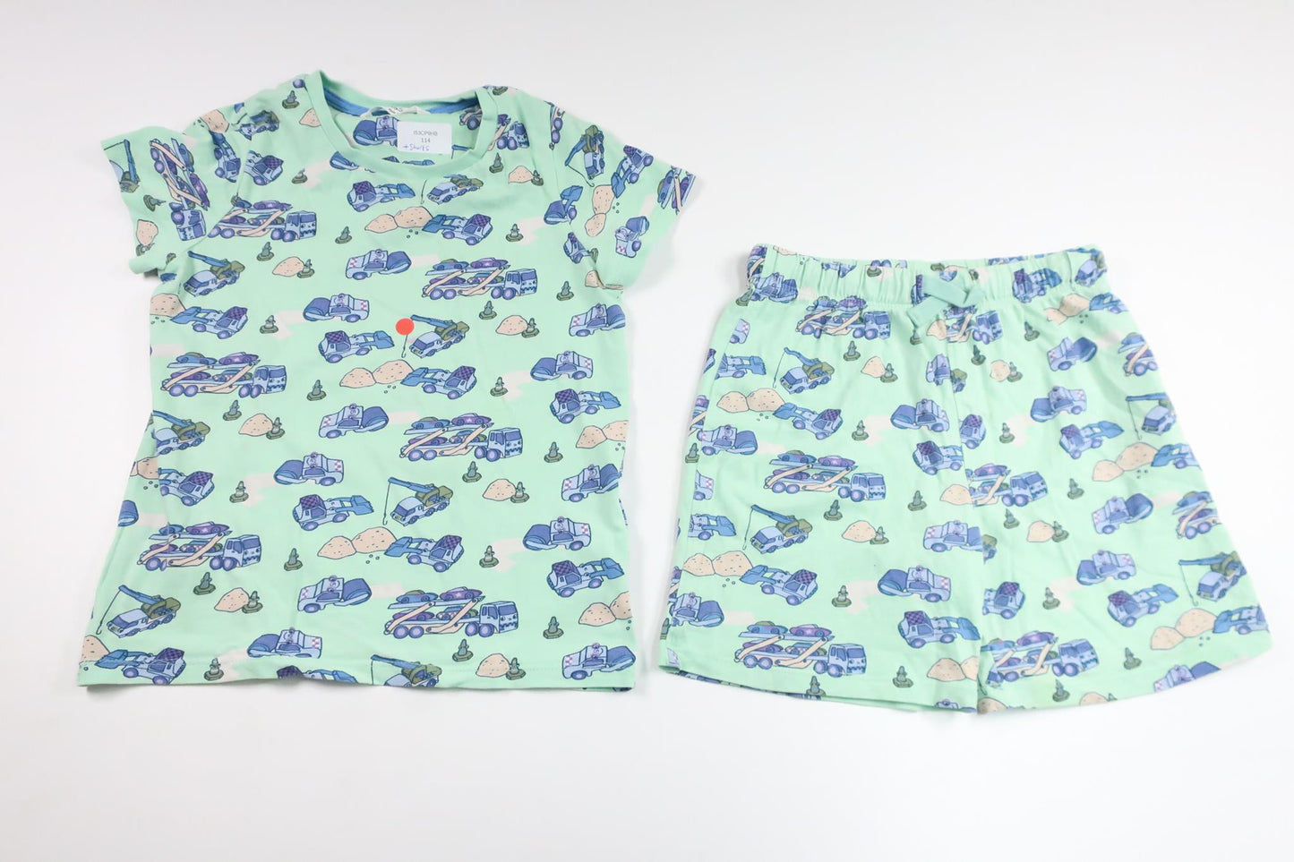 zweiteiliger Pyjama von M&S - Größe 104/110 - Grün