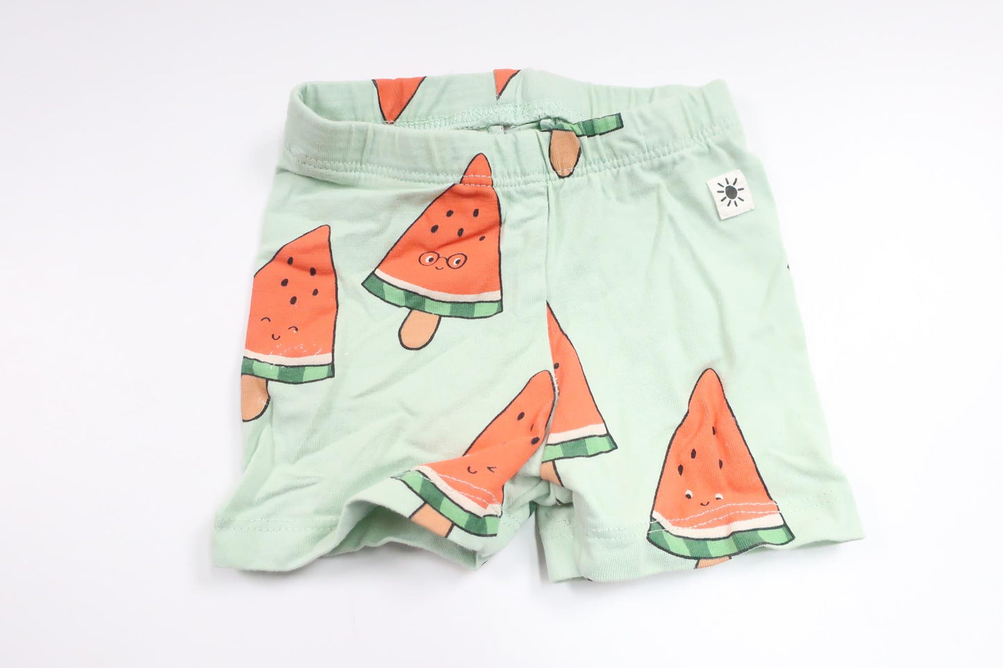 Shorts mit Wassermelonenmuster von Lindex – Größe 62 – Grün