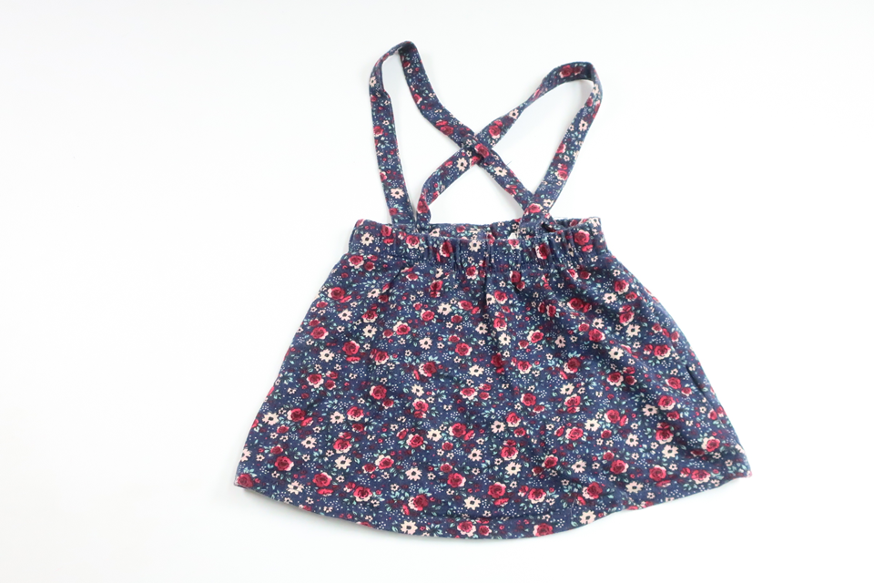 Suspender skirt from H&amp;M - Size 92 - Navy blue