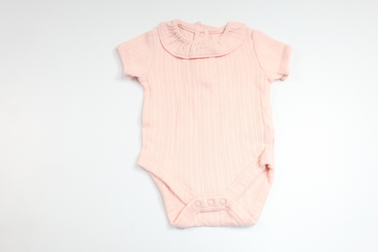 Body with ruffle from Primark - Size 68 - Pink