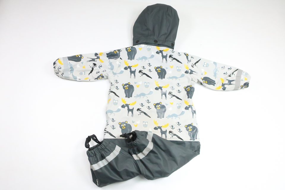 Fleecegefütterter Overall von Lindberg – Größe 86 – Grau