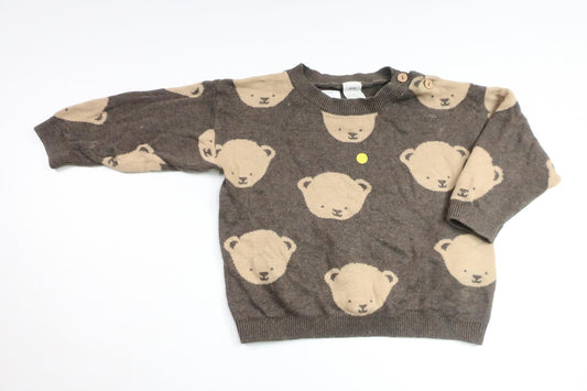 Knitted sweater from H&M - Size 74 - Brown