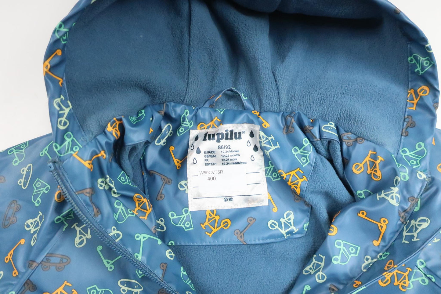 Fleecejacke von Lupilu – Größe 86/92 – Blau